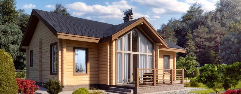 Mẫu nhà gỗ sồi hiện đại, thuộc phân khúc tầm trung