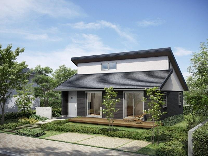 Mẫu nhà ống 1 tầng nông thôn mái lệch đẹp, đơn giản, tinh tế 