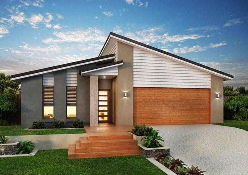 Nhà cấp 4 mái lệch với không gian rộng rãi, tính thẩm mỹ cao