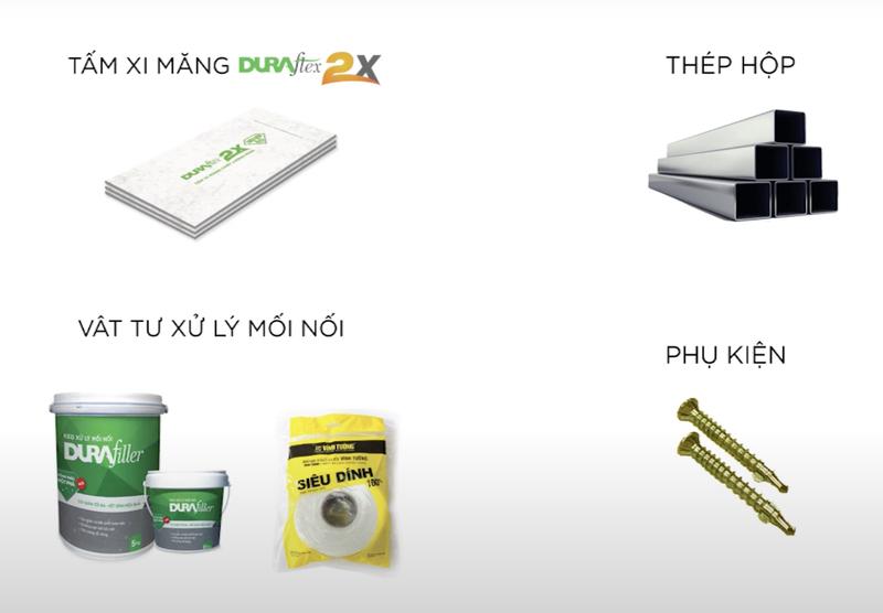 Chuẩn bị các nguyên vật liệu thi công sàn giả