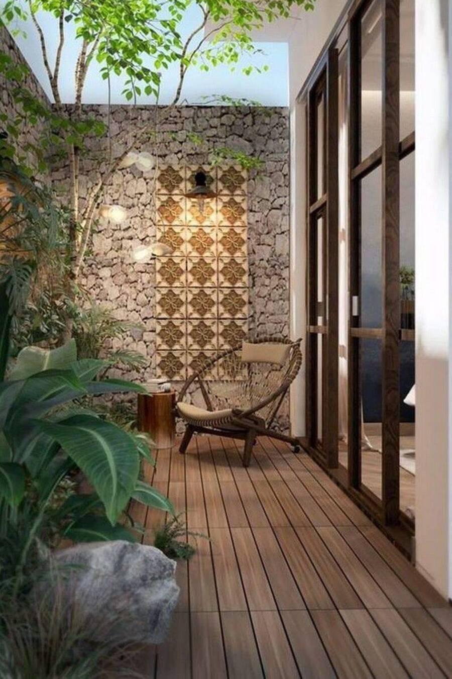 Mẫu thiết kế sân vườn nhỏ đẹp tự làm sau nhà