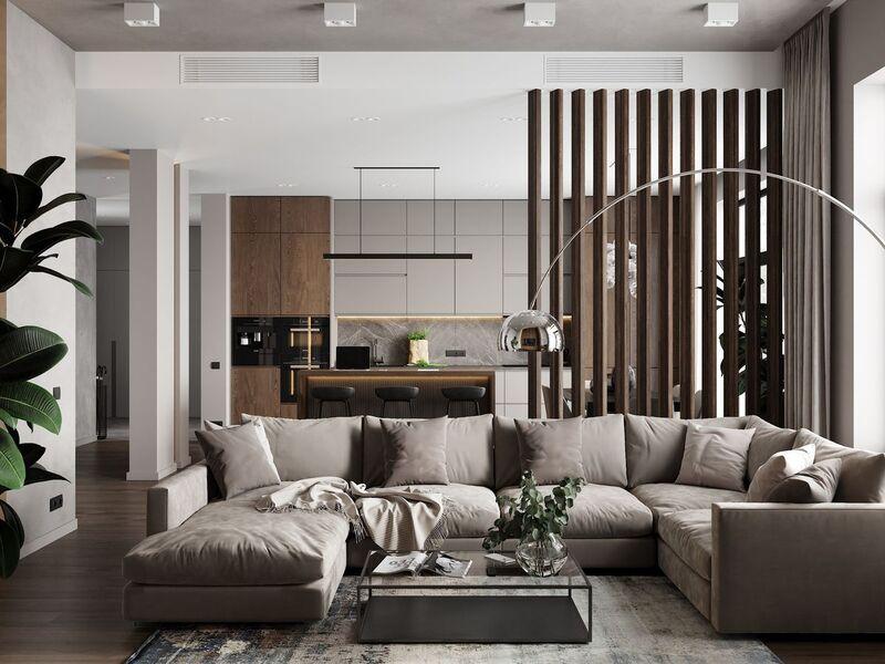 Không nên lắp vách ngăn quá gần cửa hoặc khu vực bếp nấ