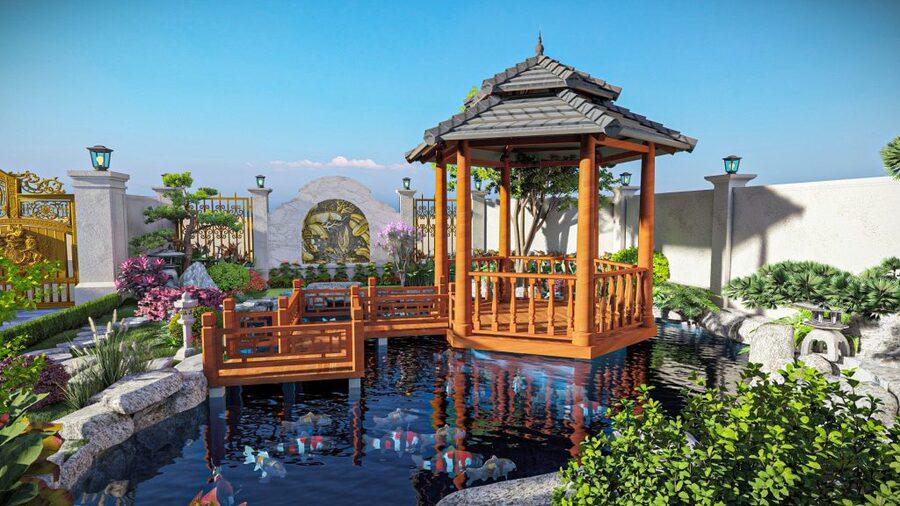 Nhà chòi sân vườn giúp tạo không gian để bạn nghỉ ngơi và thư giãn