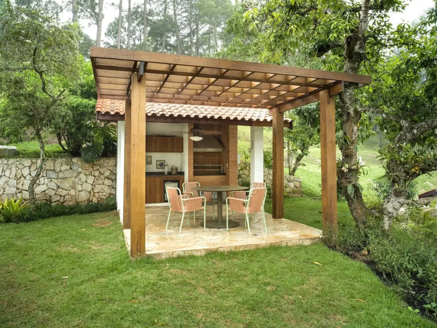 Nhà chòi sân vườn phù hợp với nhiều phong cách thiết kế