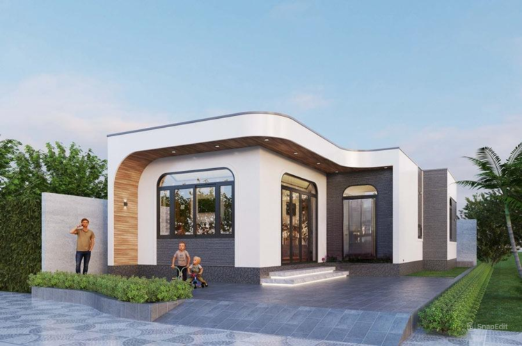 Bản vẽ nhà cấp 4 mái bằng