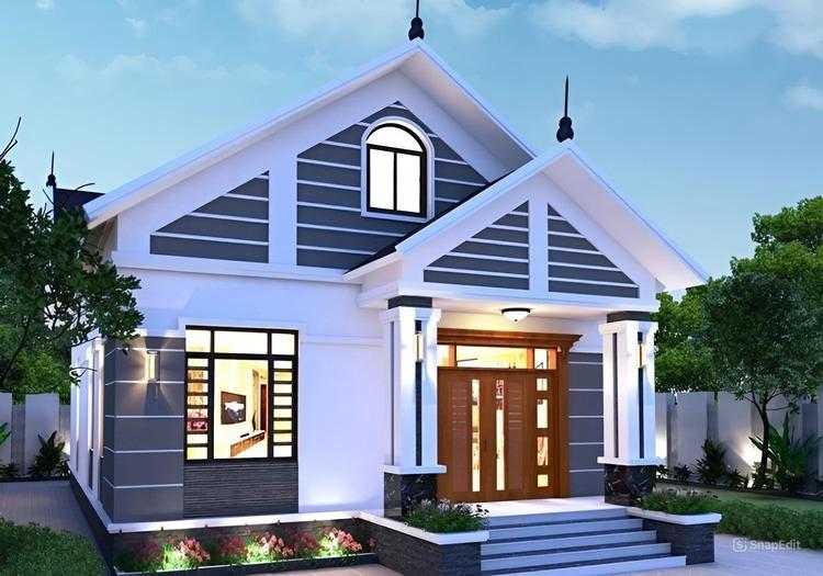 Nhà cấp 4 mái Thái 3 phòng ngủ đang được nhiều gia đình ưa chuộng hiện nay