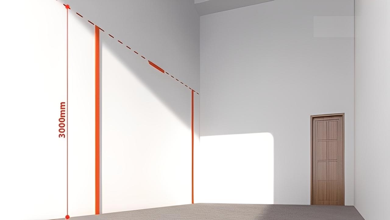 Xác định cao độ (đối với sàn gác lửng) và kích thước khu vực thi công