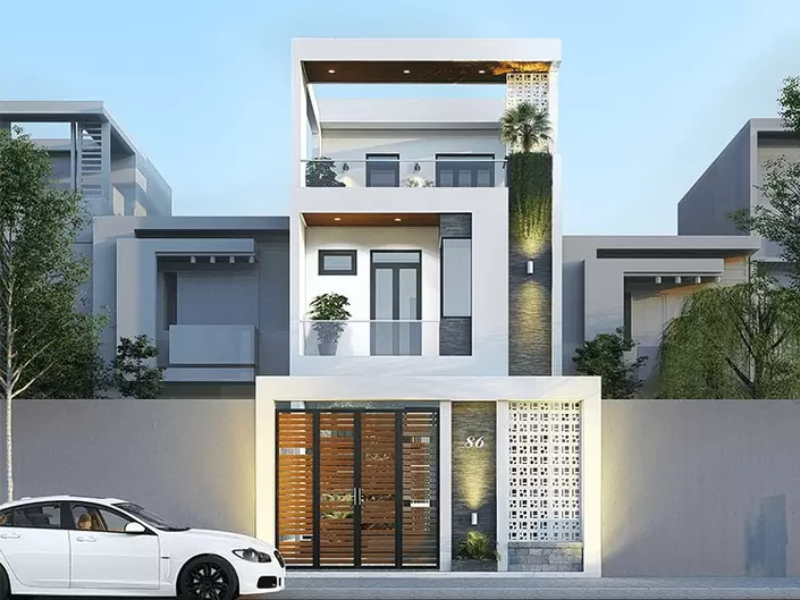 Mẫu nhà ống đẹp 3 tầng 5x15 hiện đại, tiện nghi, tiết kiệm chi phí