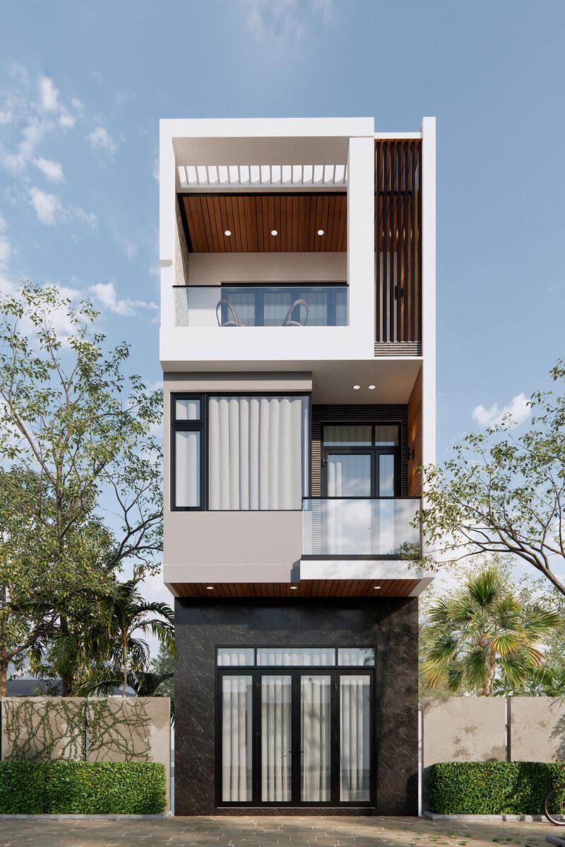 Mẫu nhà ống đẹp 3 tầng 5m có 3 phòng ngủ đầy đủ tiện nghi