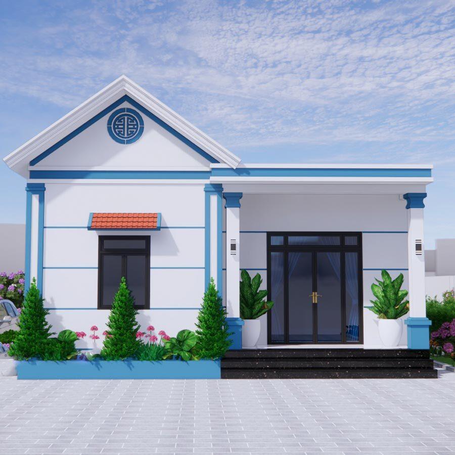 Vật liệu xây nhà cấp 4 đơn giản, chất lượng