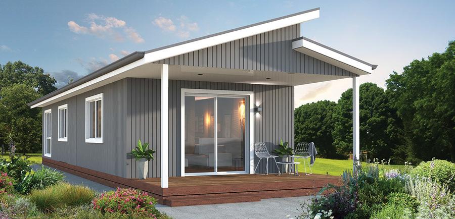 Mẫu nhà tiền chế dưới 100 triệu thiết kế tối giản, tiện nghi ở nông thôn