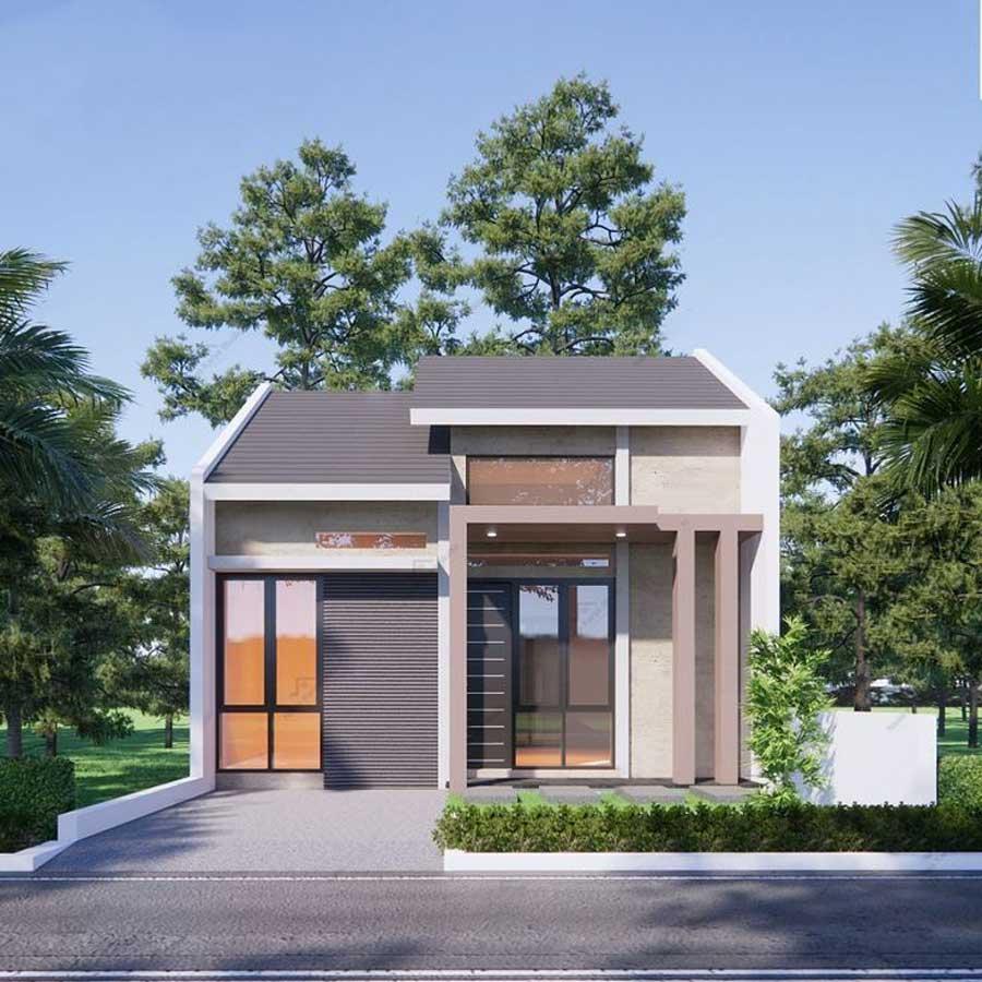 Mẫu nhà cấp 4 mái tôn dưới 100 triệu có gác lửng đẹp, tối ưu chi phí