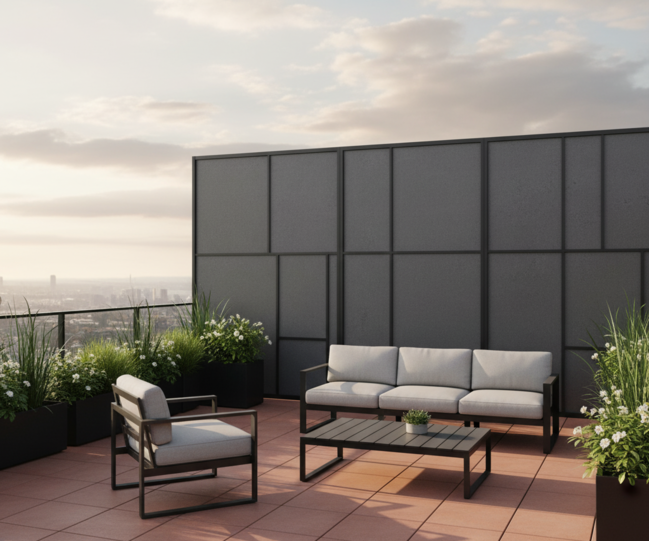 Tấm vách ngăn ngoài trời bằng Alu hiện đại, bền bỉ