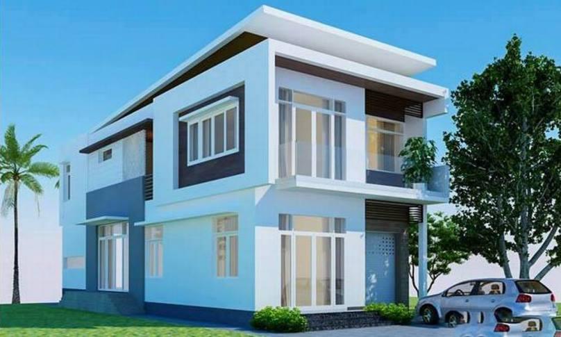 Mẫu nhà 2 tầng nông thôn 500 triệu 3 phòng ngủ phù hợp gia đình trẻ