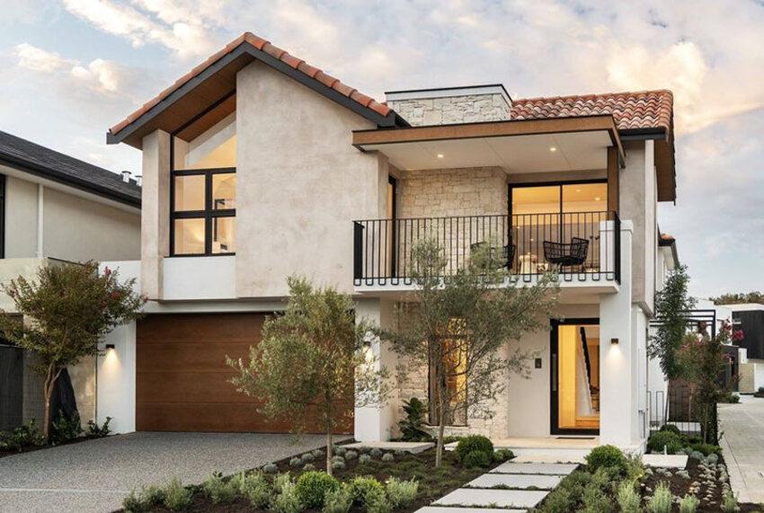 Mẫu nhà 2 tầng nông thôn 500 triệu có gara ô tô đẹp, đầy đủ công năng