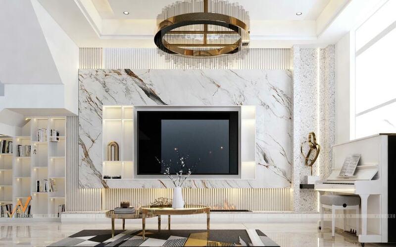 Sắp xếp lại đồ nội thất phù hợp khi tiến hành cải tạo phòng khách