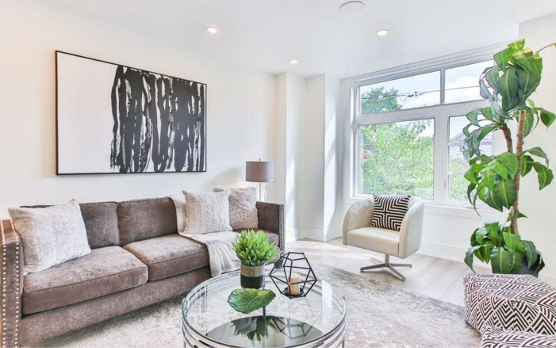 Thêm hương vị thiên nhiên là xu hướng được nhiều gia đình lựa chọn khi cải tạo phòng khách 