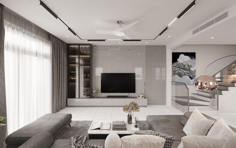 Chọn các tone màu chủ đạo cho việc cải tạo phòng khách thêm hài hòa