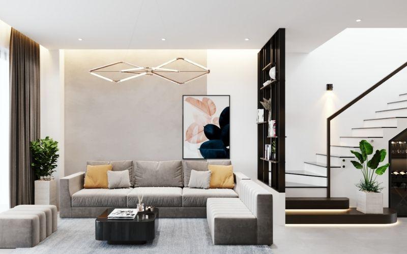 Lựa chọn tone màu phù hợp trong việc cải tạo phòng khách