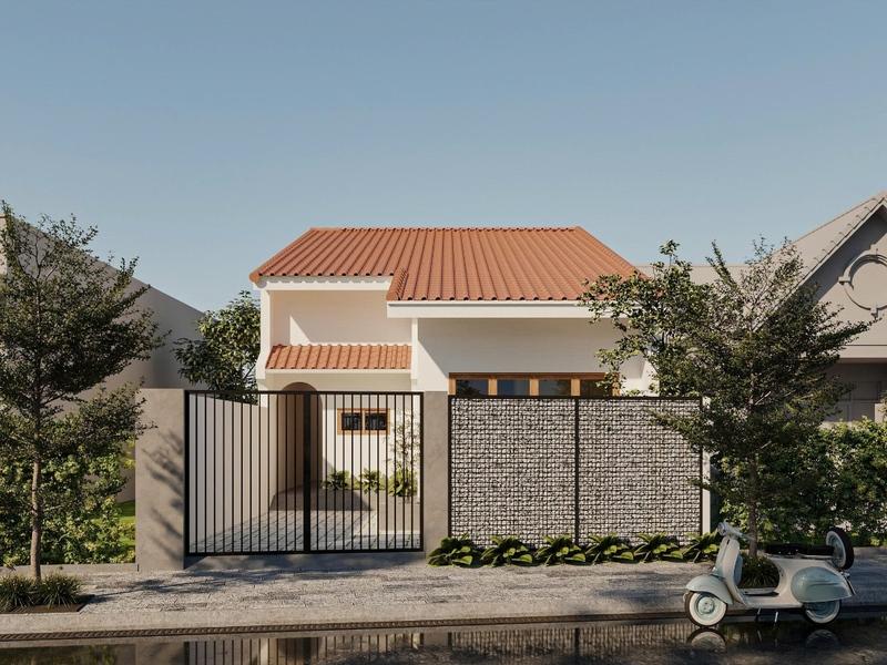 Công năng sử dụng của mẫu nhà cấp 4 đẹp 5x20 mái tôn đầy đủ tiện nghi