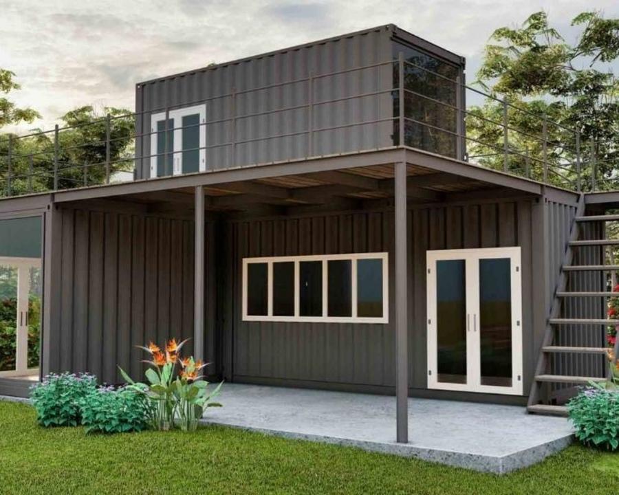 Nhà container 2 tầng được làm từ thép nên nếu không các lớp cách nhiệt hoặc thông gió sẽ bị nóng