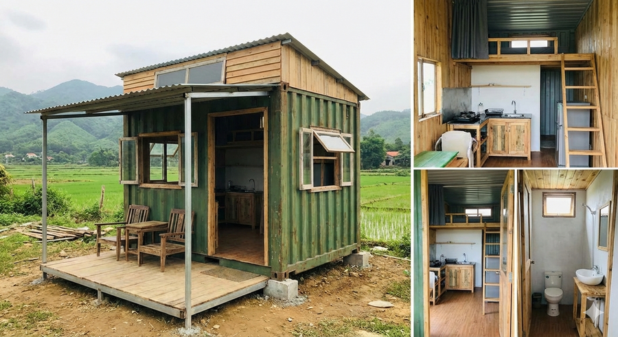 Mẫu nhà container 50 triệu: Bền, đẹp và đầy đủ tiện nghi