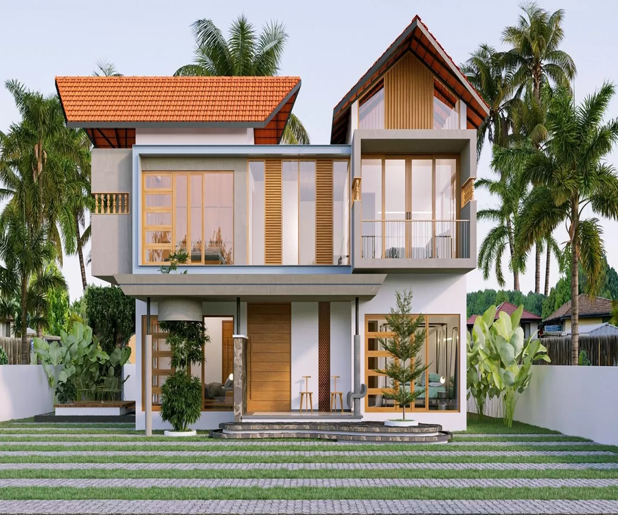 Nhà khung thép 2 tầng là nhà từ cấu kiện thép, được gia công sẵn tại nhà máy theo bản vẽ