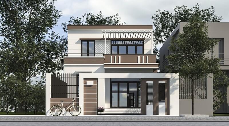 Chi phí xây mẫu nhà 2 tầng nông thôn 500 triệu