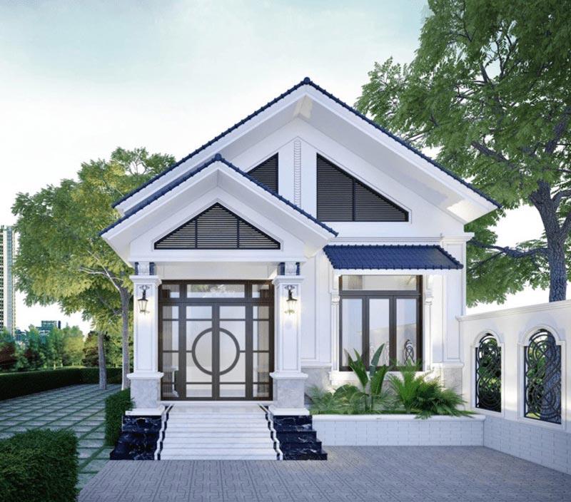 Nhà mái Thái với ưu điểm tính thẩm mỹ cao, công năng tối ưu