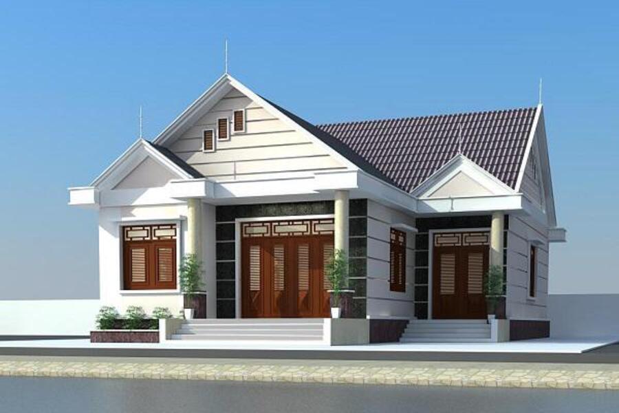 Mẫu thiết kế nhà cấp 4 đẹp với chi phí xây dựng thấp
