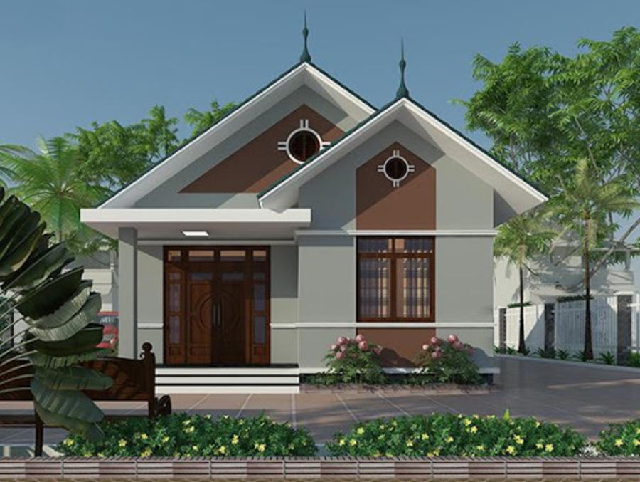 Mặt tiền nhà cấp 4 đẹp hiện đại cần phải hài hòa với tổng thể kiến trúc