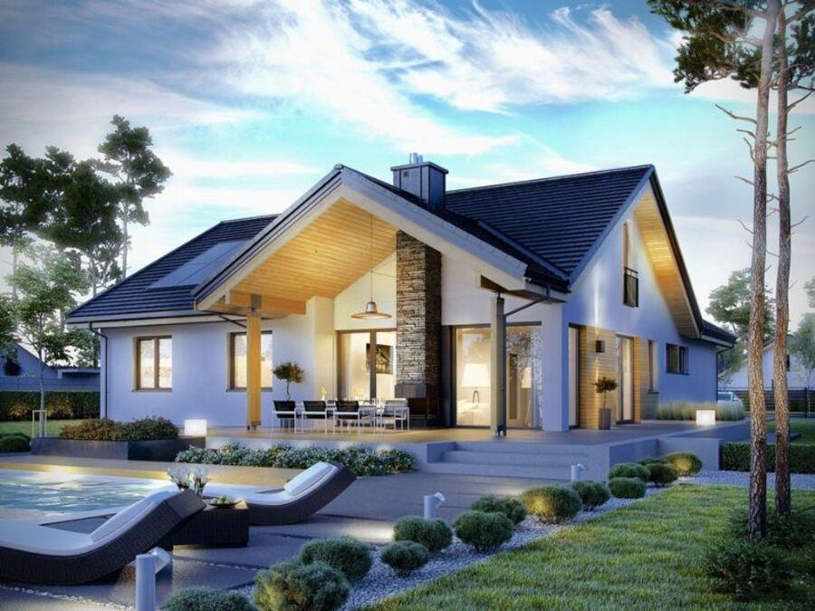 Mẫu nhà cấp 4 mái Thái biệt thự nhà vườn đẹp, tinh tế