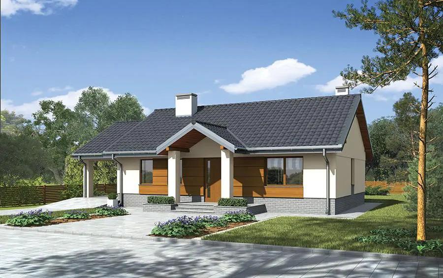 Mẫu nhà lắp ghép 300 triệu chữ L kiên cố, tiện nghi (Nguồn: Internet)