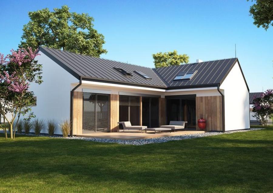 Mẫu nhà cấp 4 đẹp 5x20 mái tôn thông thoáng, đón nắng tự nhiên (Nguồn: Internet)