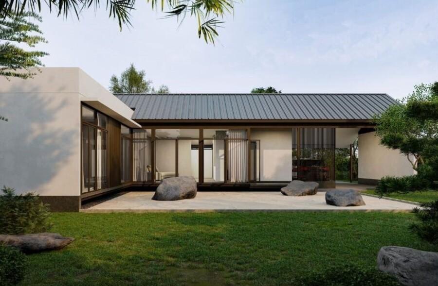 Mẫu biệt thự mini gần gũi thiên nhiên, yên bình (Nguồn: Internet)