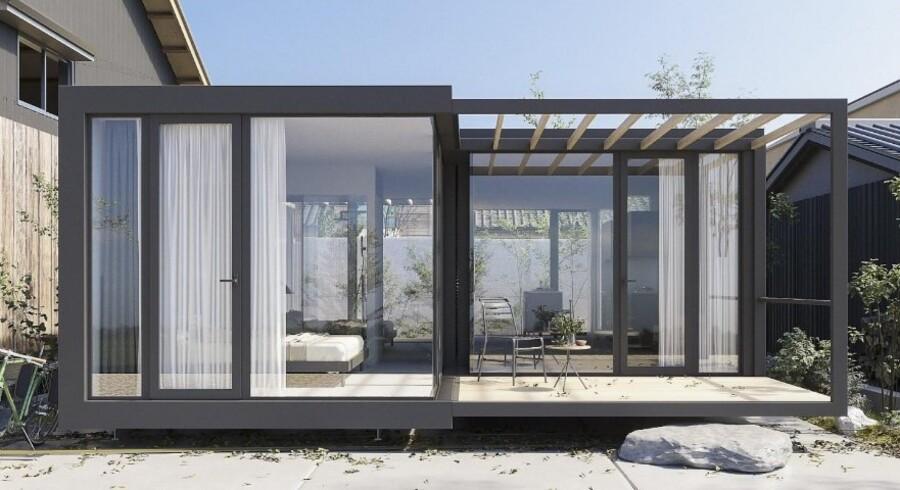 Mẫu nhà lắp ghép 40m2 đẹp, hiện đại, thiết kế phù hợp với nhu cầu sinh hoạt của gia đình nhỏ