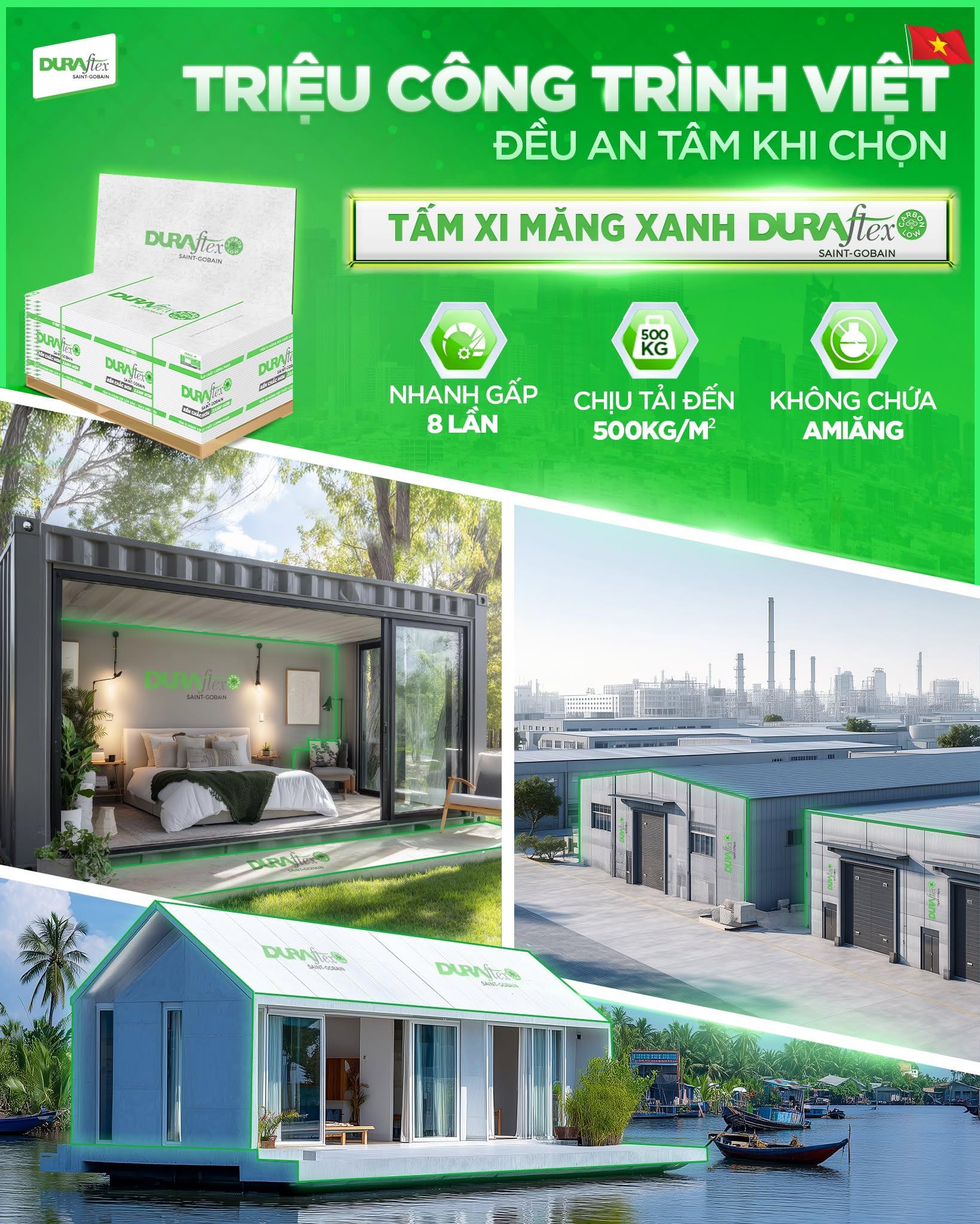 Từ những không gian đòi hỏi tiêu chuẩn cao nhất đến tổ ấm bình dị nhất, DURAflex® luôn đồng hành, nâng tầm bền vững cho từng công trình.
