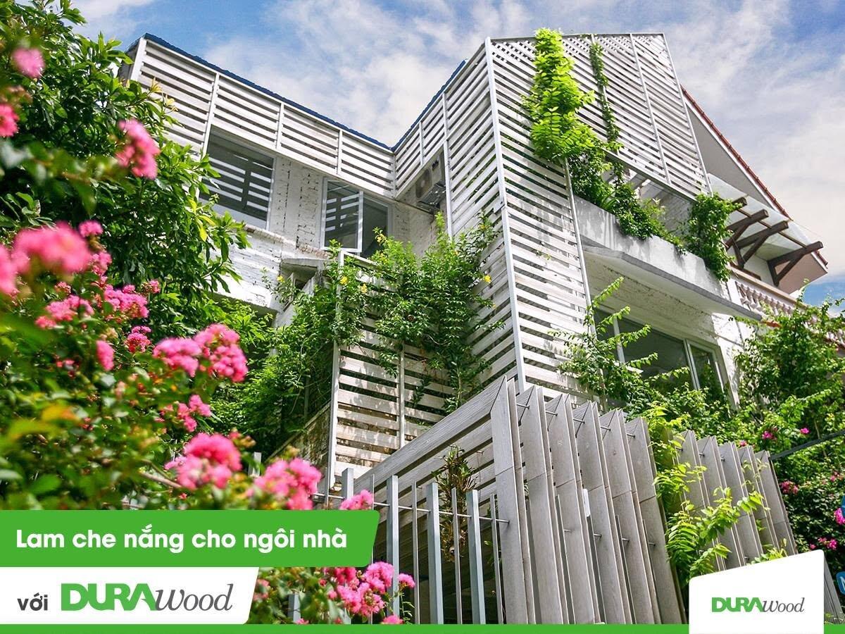 Thiết kế lam che nắng cho nhà hướng Tây là giải pháp vừa hữu hiệu trong việc chắn nắng vừa đảm bảo thẩm mỹ cho ngôi nhà.