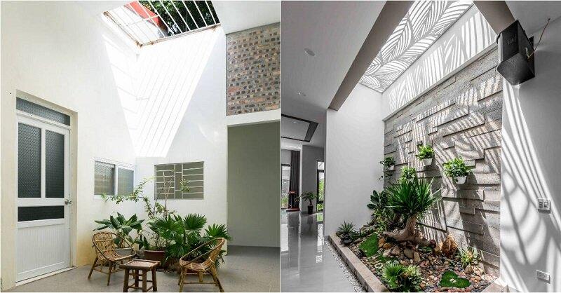 Mẫu nhà cấp 4 diện tích 40m2 sở hữu thiết kế thông thoáng nhờ hệ thống cửa kính lớn đón sáng tự nhiên kết hợp giải pháp chống nóng mái tối ưu (Nguồn: Internet)