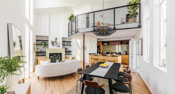 Nhà ống gác lửng diện tích 5x10m tối giản nhưng vẫn đầy đủ tiện nghi. (Nguồn: Internet)