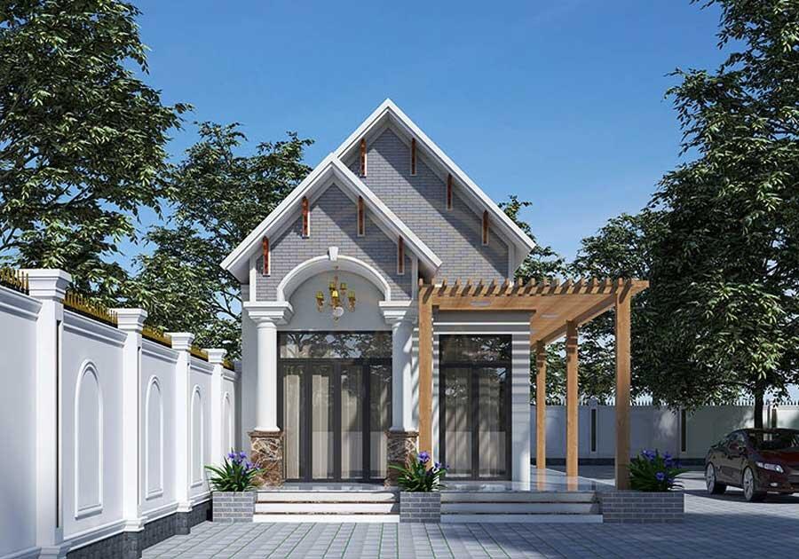 Cửa kính lớn giúp tận dụng tối đa ánh sáng tự nhiên và giảm cảm giác bí của nhà ống nhỏ (Nguồn: Internet)