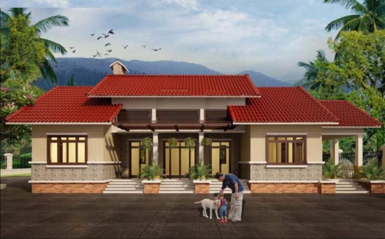 Cải tạo nhà cấp 4 3 gian sử dụng tấm xi măng chống cháy (Nguồn: Internet)