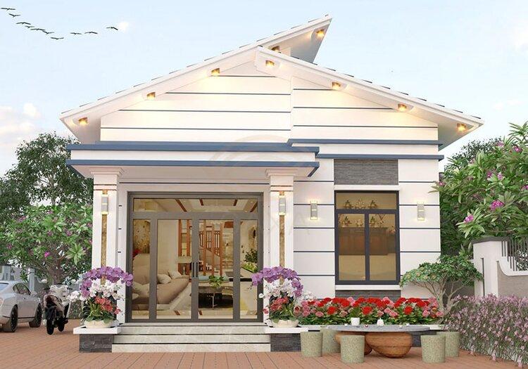 Diện tích phù hợp cho nhà cấp 4 2 phòng ngủ thường dao động từ 50 - 100m2 tùy theo số lượng thành viên và nhu cầu sử dụng (Nguồn: Internet)
