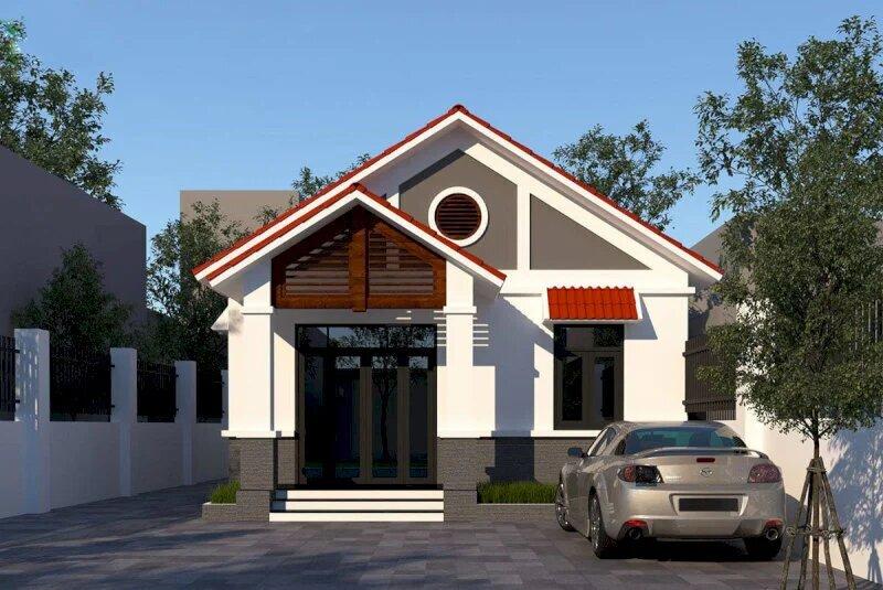Thiết kế nhà cấp 4 mái Thái với mặt bằng công năng khoa học (Nguồn: Internet)