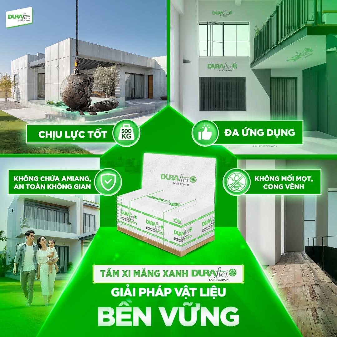 Tấm xi măng nhẹ đúc sẵn là giải pháp linh hoạt và chịu lực vượt trội cho nhiều hạng mục thi công hiện đại