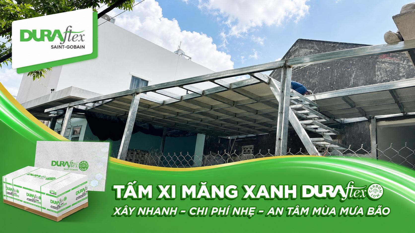 Tấm xi măng xanh Duraflex