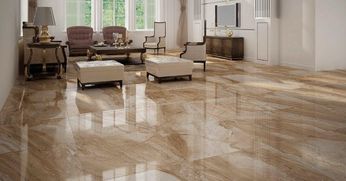 Sàn đá tự nhiên mang vẻ đẹp sang trong nên thường được sử dụng trong các công trình cao cấp (Nguồn: Internet)