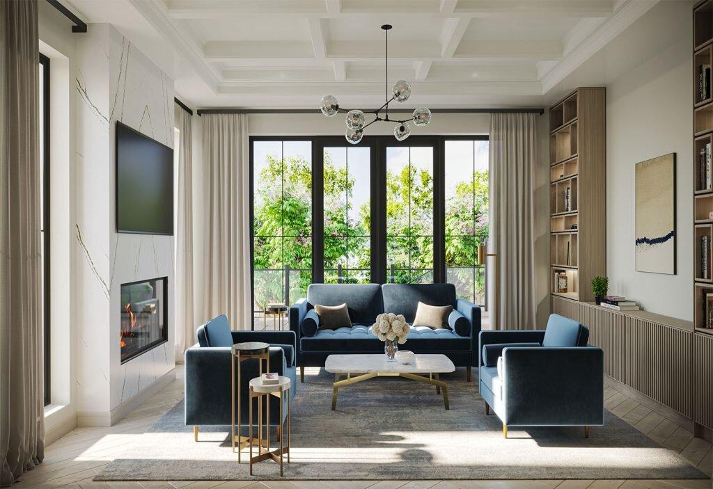 Bố trí công năng hợp lý giúp nhà hướng Nam phát huy tối đa lợi thế về thông gió, ánh sáng và sự tiện nghi trong sinh hoạt (Nguồn: Internet)