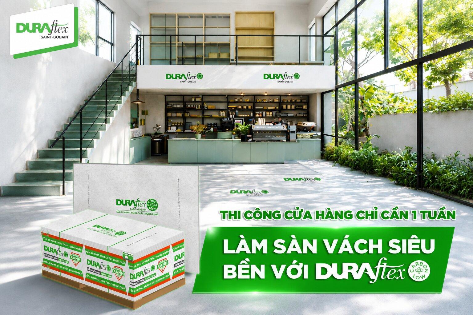 Làm sàn vách siêu bền với Duraflex