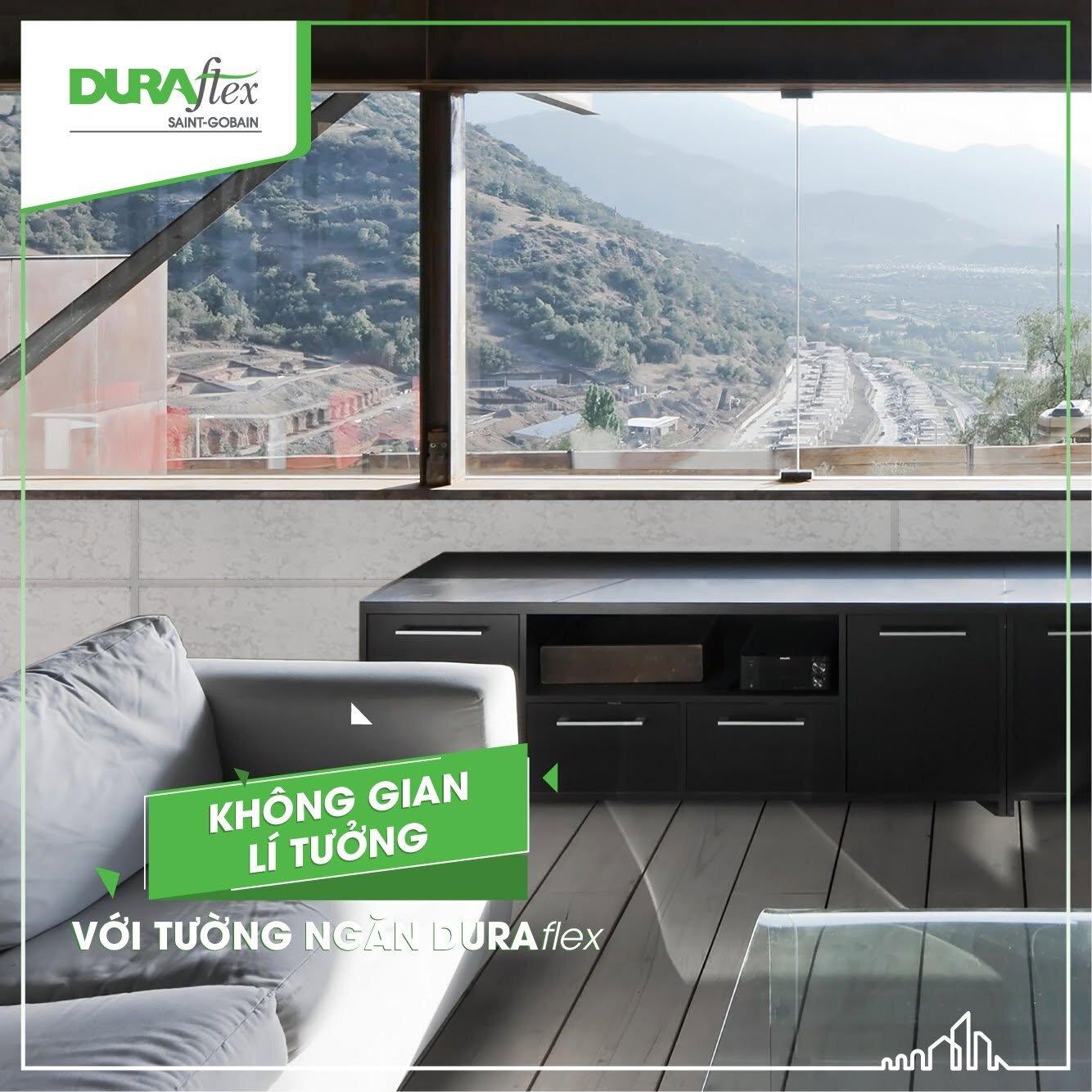 Làm tường ngăn bằng tấm xi măng DURAflex để hỗ trợ giảm tiếng ồn, mùi và bụi từ bên ngoài